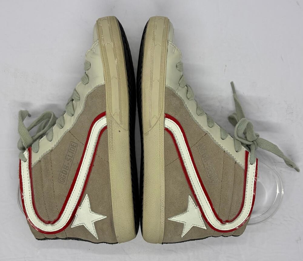 Golden Goose Francy Slide High Top Sneakers Womens 36 EU 6 US Distressed Leather